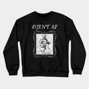 Djent AF Baroque Guitarist Crewneck Sweatshirt